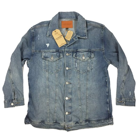 Lucky Brand Other - Lucky Brand Men's Denim Blue Jean Jacket Large L